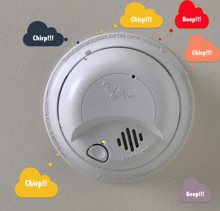 Why is my smoke alarm beeping or chirping intermittently? -Smoke Alarm