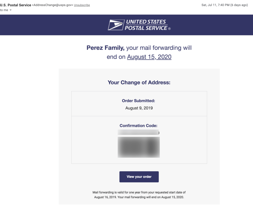 request usps mail forwarding form 2018