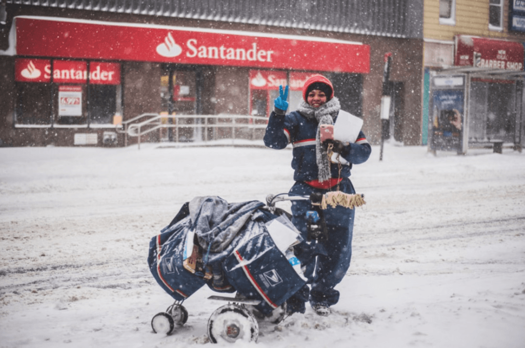 carrier on snow