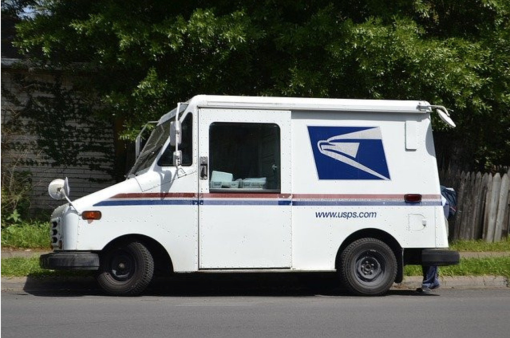 USPS vehicle