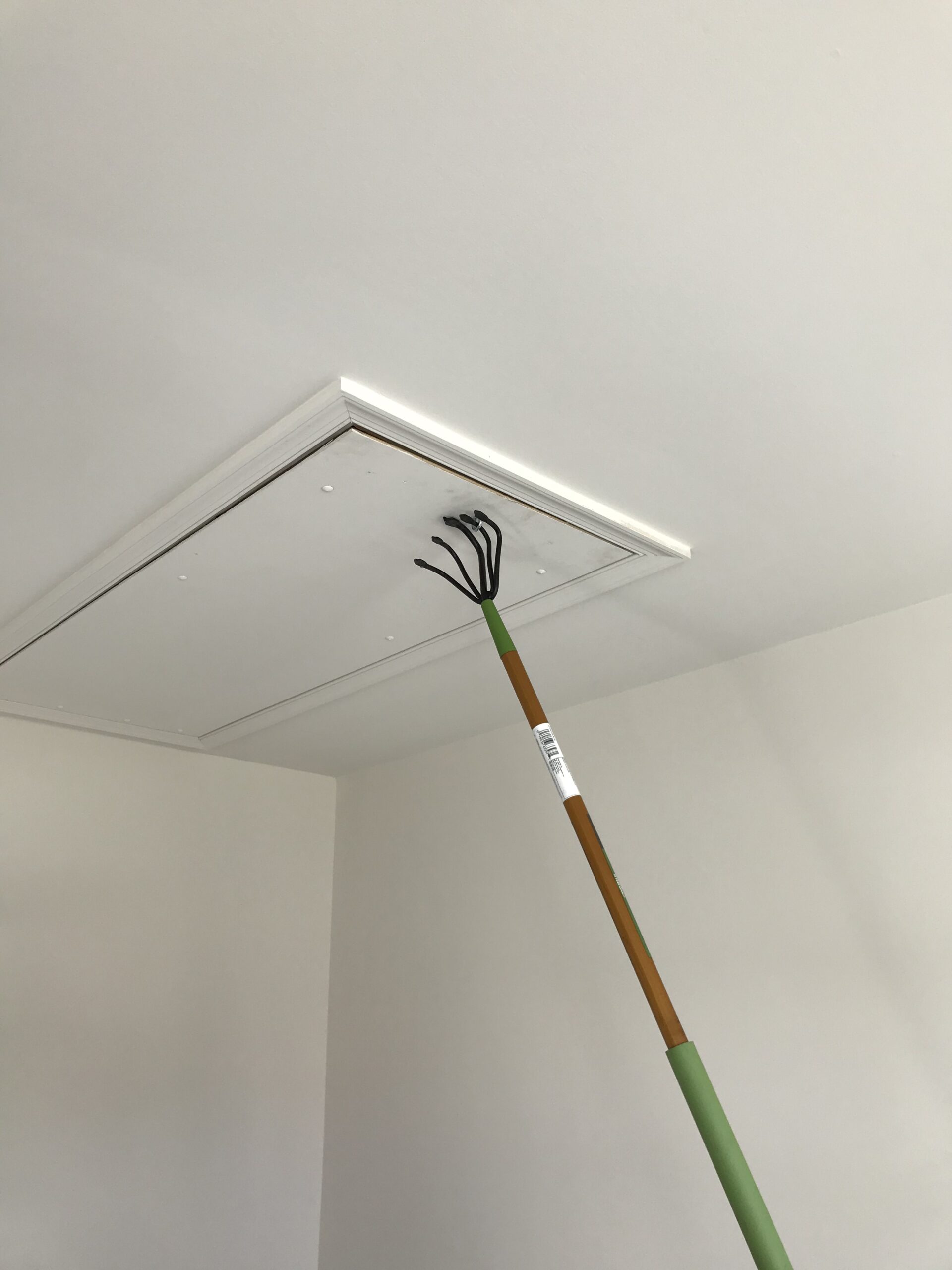 How to Hide the Annoying Cord in a Pull Down Attic Stair