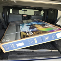 House Notebook - How to Transport a 65 inch TV