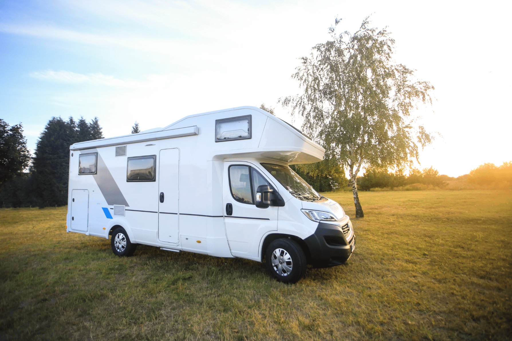 RV in Backyard