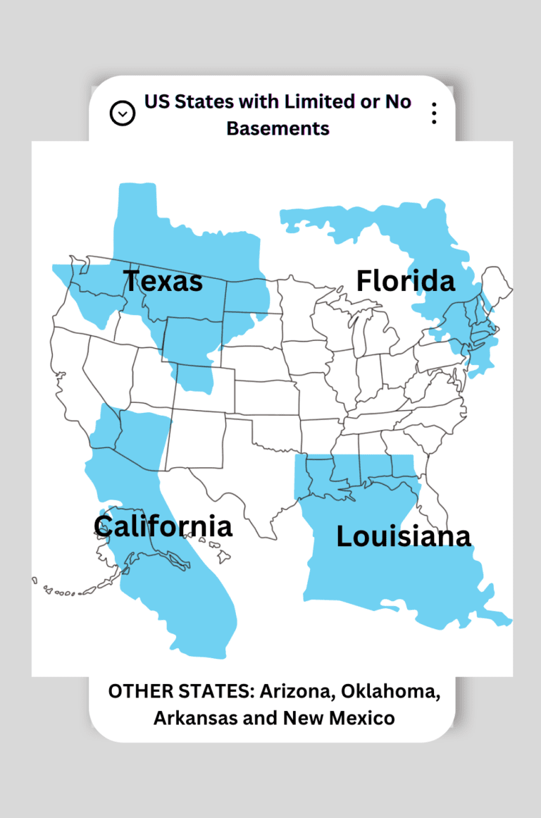 Which US States Don't Have Basements and Why