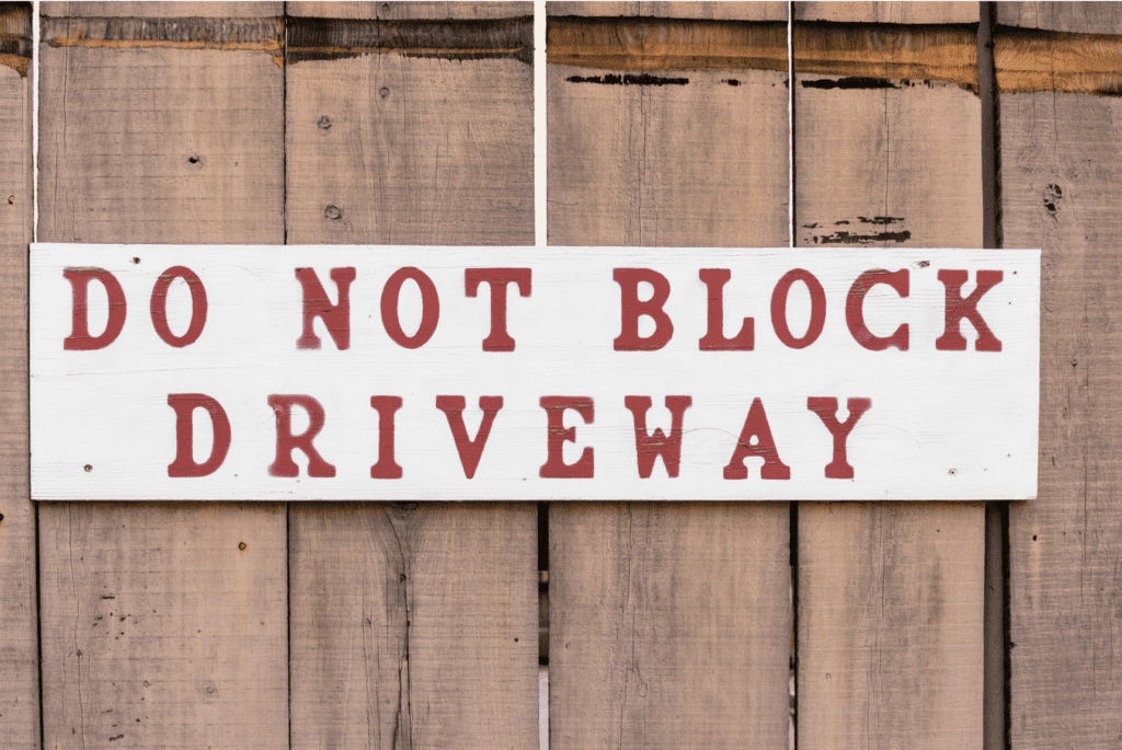 is-it-illegal-to-block-your-own-driveway